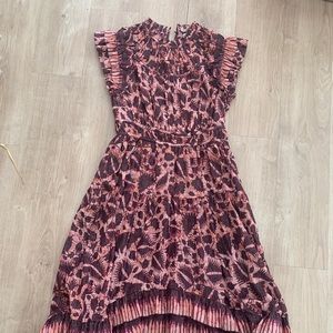 Ulla Johnson Amalia Printed Ruffle Dress